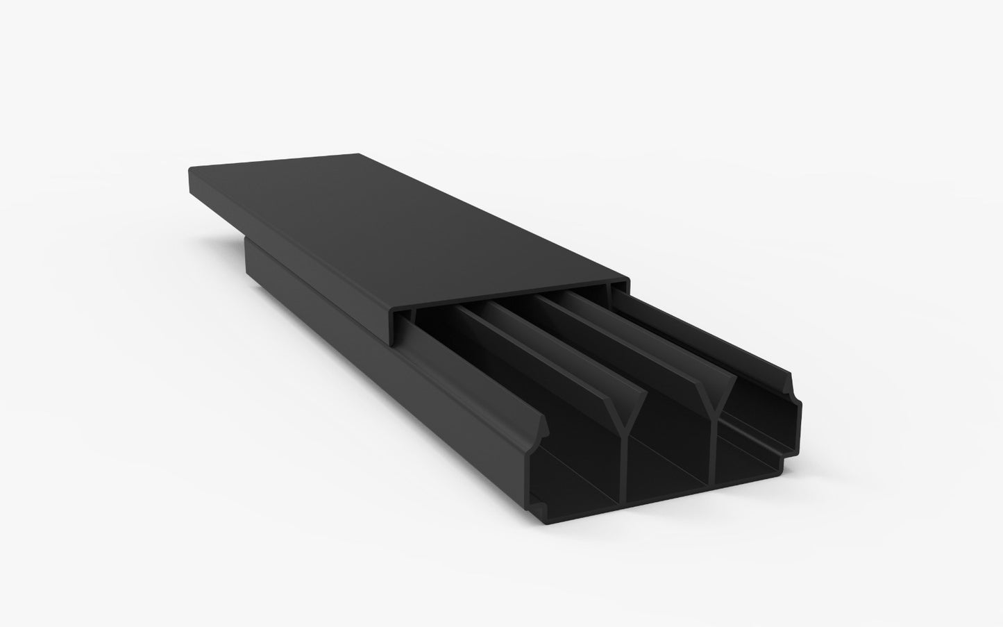 ALUMBRA PRO FACIL CANALETA PRETA 50X20X2000 MM C/ FITA ADESIVA