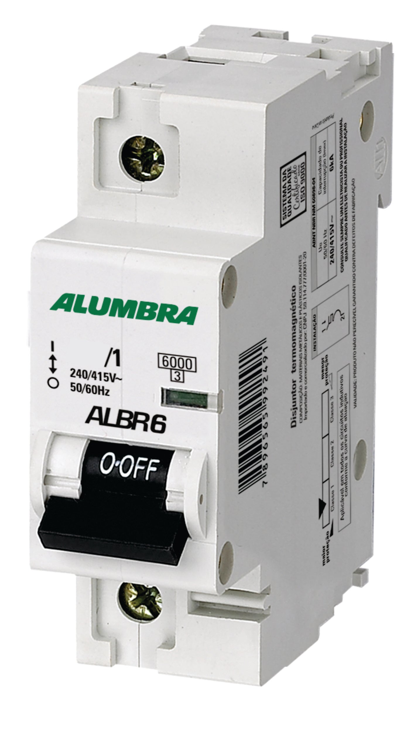 ALUMBRA DISJUNTOR 1P 125A 6KA