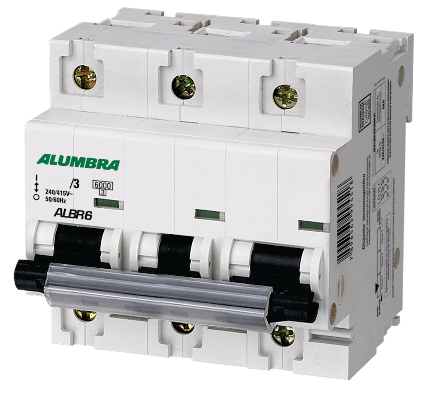 ALUMBRA DISJUNTOR 3P 100A 6KA