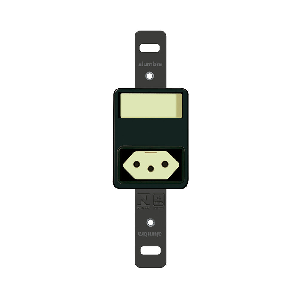 ALUMBRA TRADICIONAL INTERRUPTOR SIMPLES + TOMADA 10A