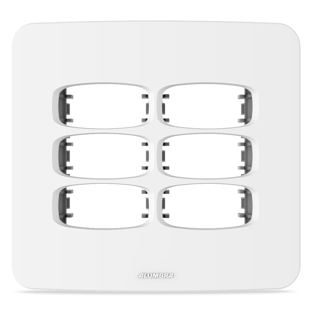 ALUMBRA GRACIA MAXX PLACA C/ SUPORTE 4X4 - 06 MÓDULOS