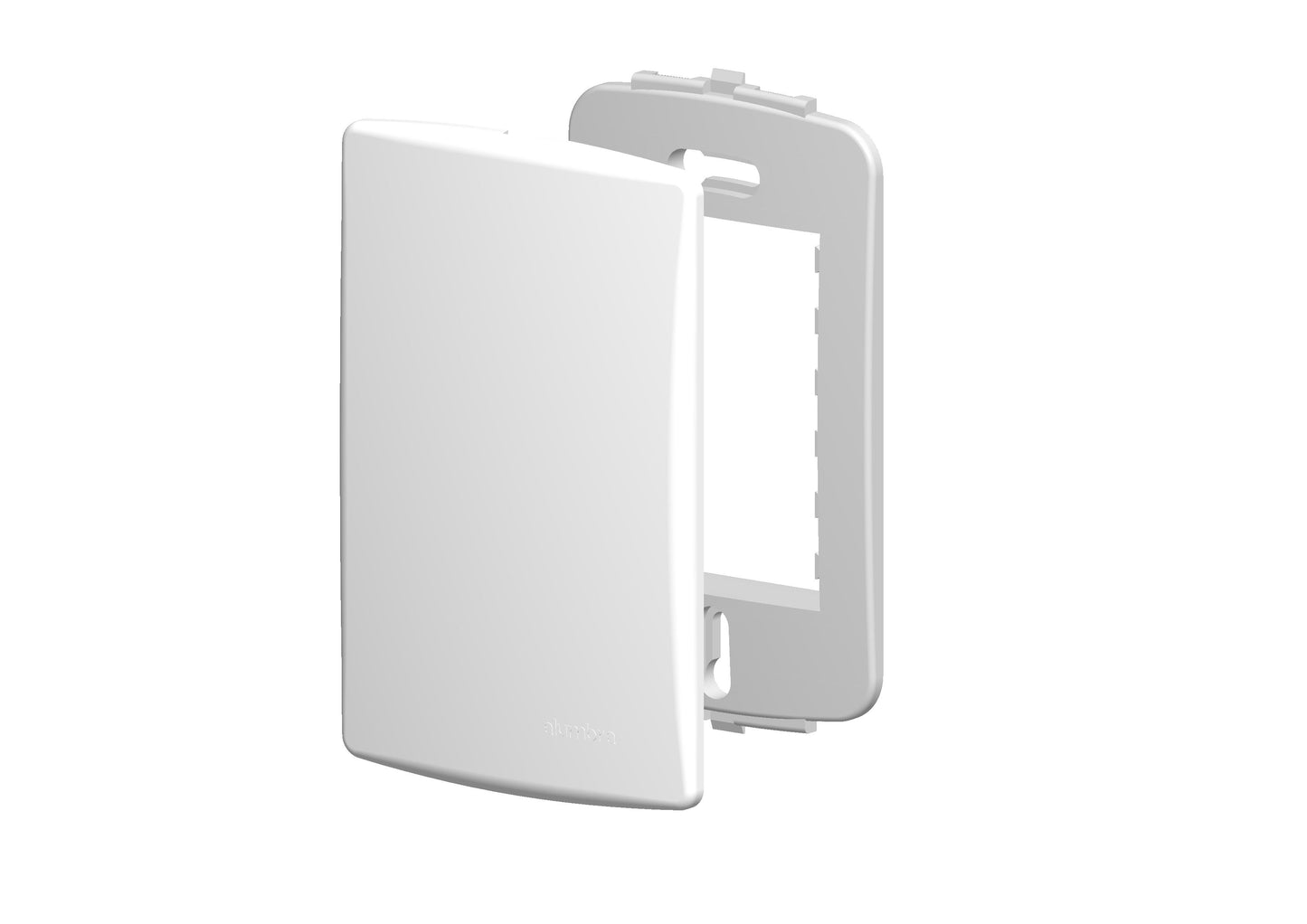 ALUMBRA SIENA PLACA C/ SUP. 4X2 - CEGA