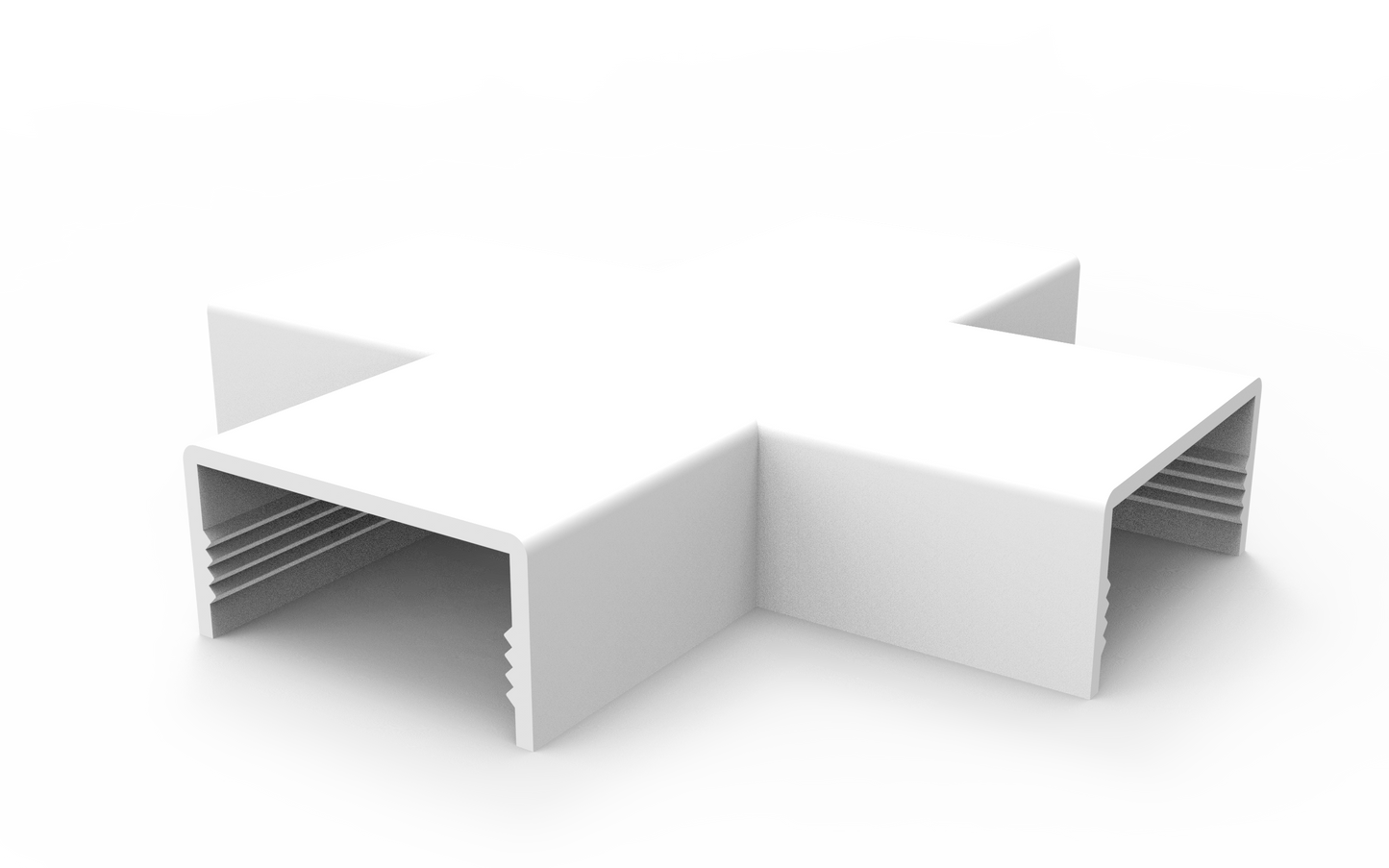 ALUMBRA MATA JUNTA CRUZETA 20X10MM BRANCA