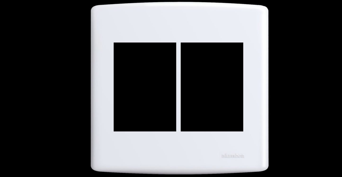 ALUMBRA SIENA PLACA C/ SUP. 4X4 - 06 MÓDULOS