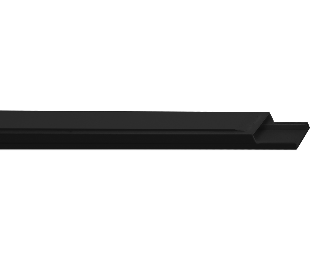 ALUMBRA CANALETA 20x10x2000mm C/ FITA ADESIVA BLACK PIANO