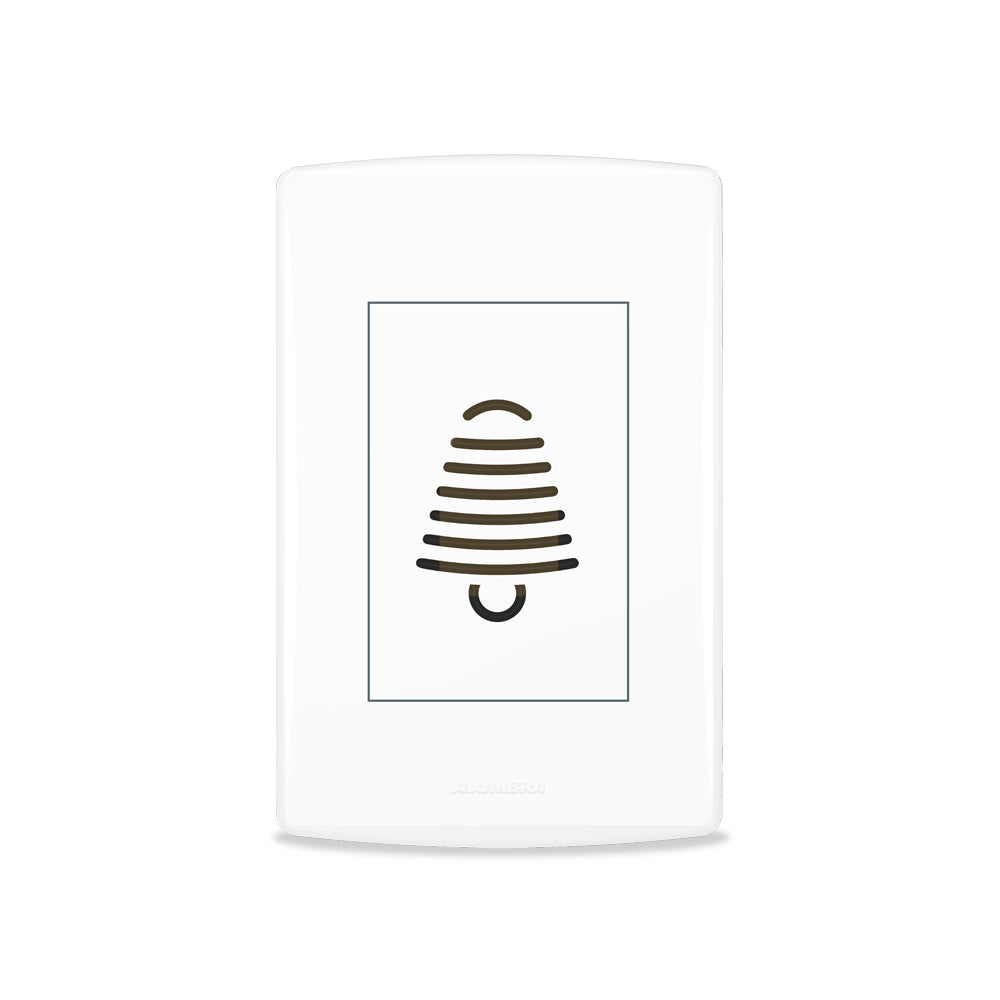 CONJUNTO 4X2 CAMPAINHA CIGARRA BIVOLT - BIANCO PRÓ