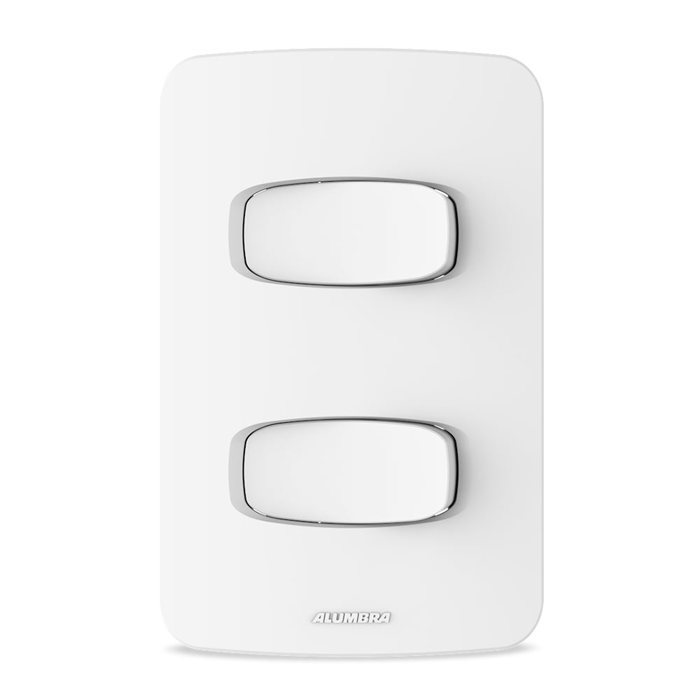 ALUMBRA GRACIA 2 INT.SIMP.10A 250V C/PL.4X2 BR