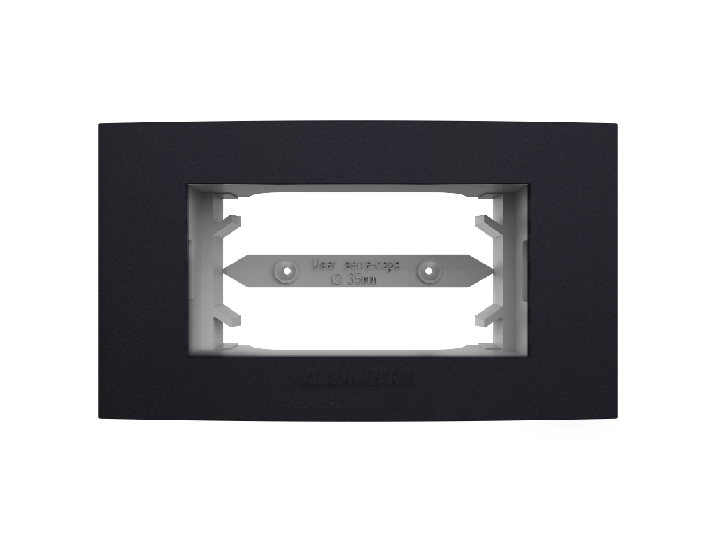 ALUMBRA CLASS 1MODC SUP P/ MOVEIS IP PRETO EBANO