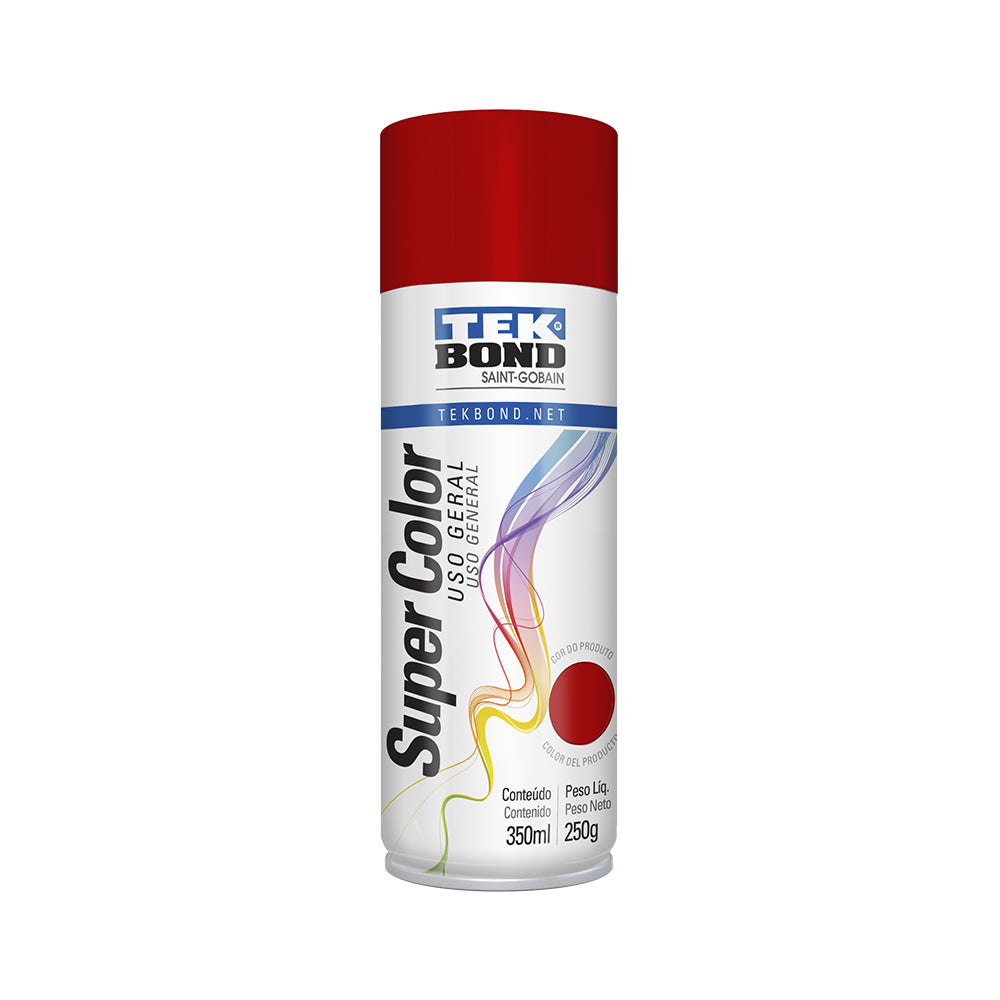 TINTA AEROSSOL VERMELHO USO GERAL 350ML/250G
