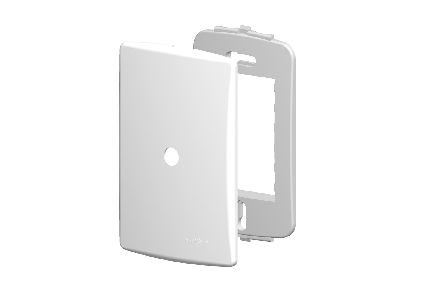 ALUMBRA SIENA PLACA C/ SUP. 4X2 - SAÍDA DE FIO