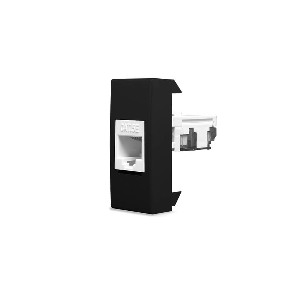 INOVA PRO CLASS MÓDULO RJ45 5E PRETO ÉBANO