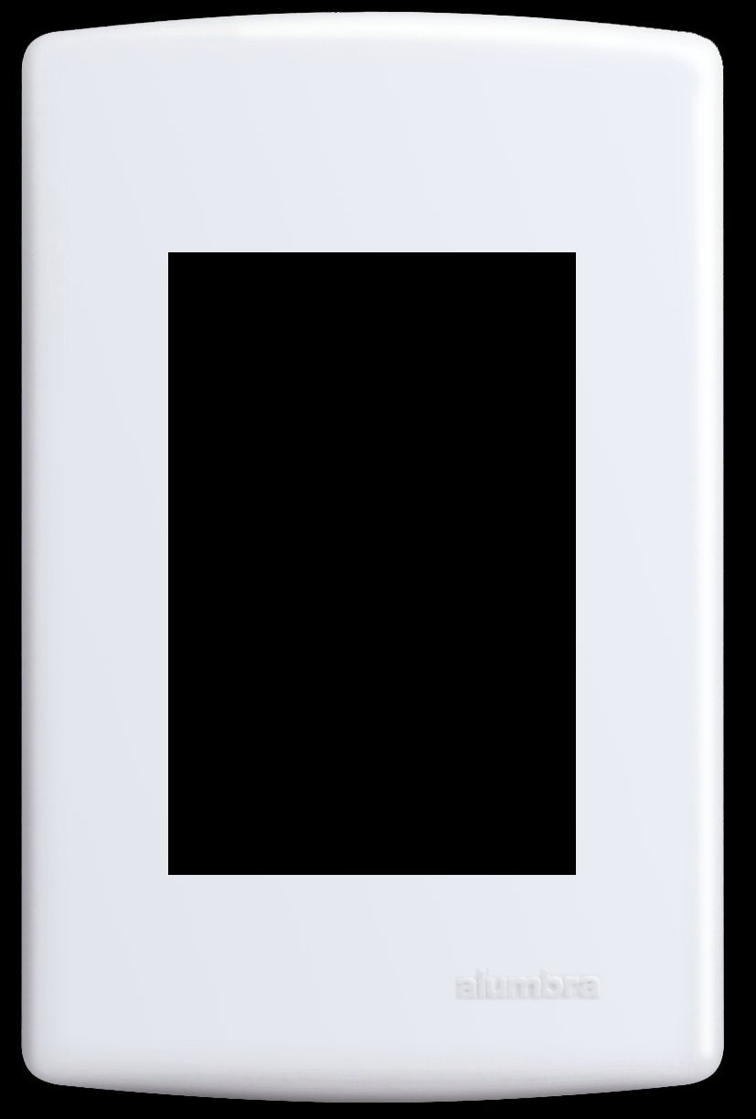 ALUMBRA SIENA PLACA C/ SUP. 4X2 - 03 MÓDULOS