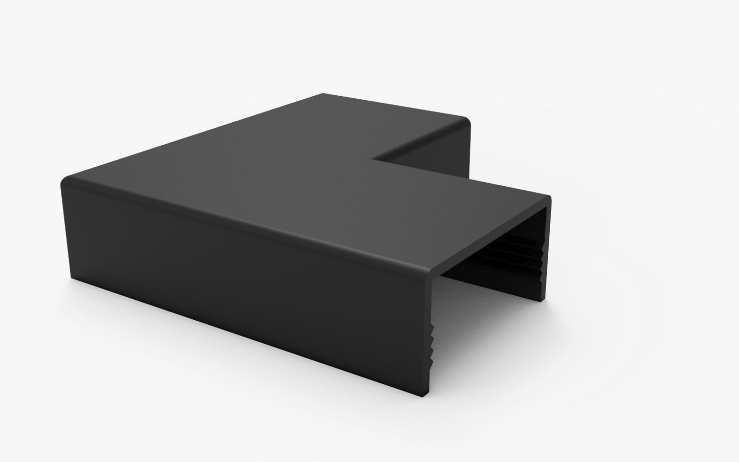 ALUMBRA MATA JUNTA COTOVELO 90º 40X16MM PRETO - 02 UNID. NA EMBALAGEM