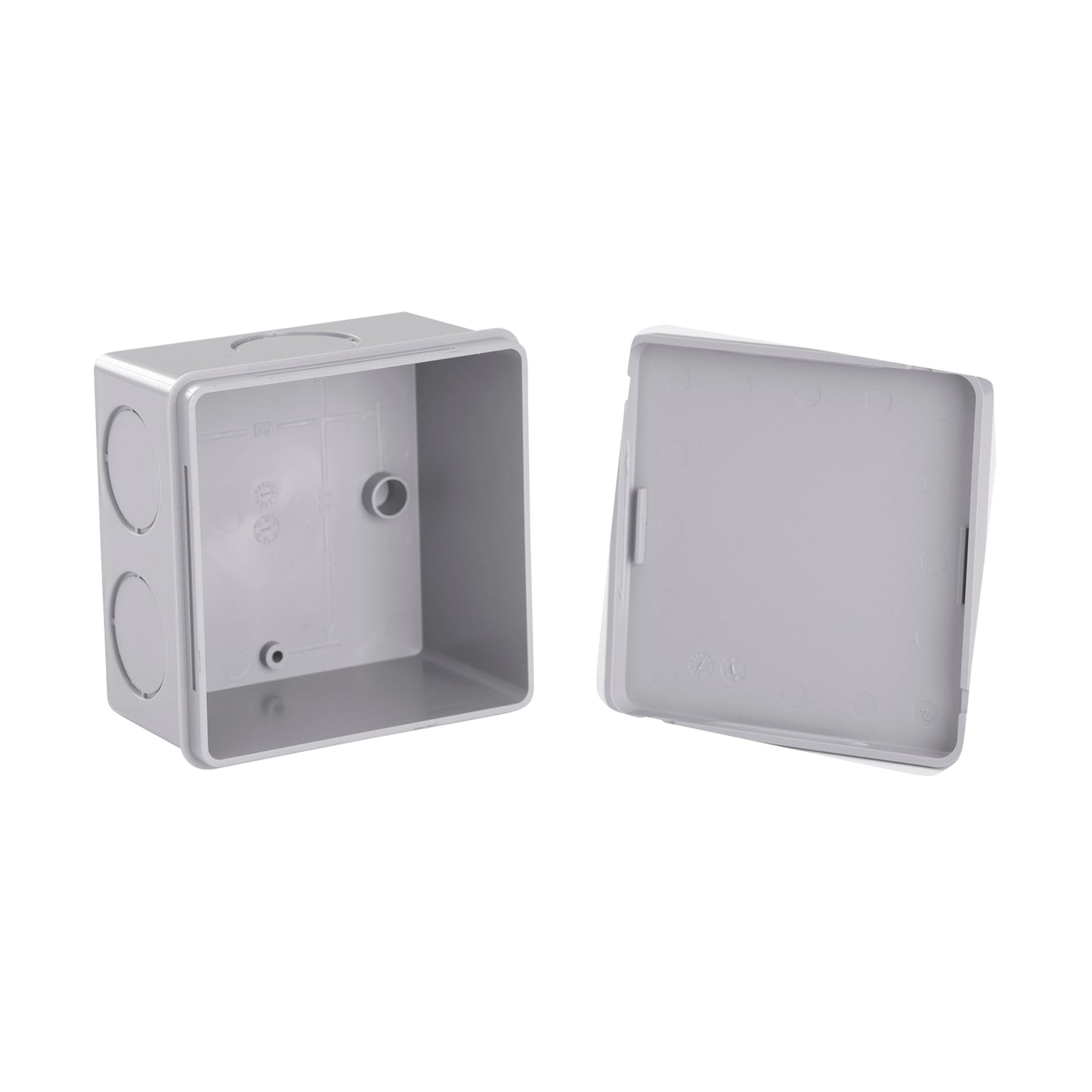 CAIXA DE PASSAGEM 80X80 CEGA TAMPA OPACA