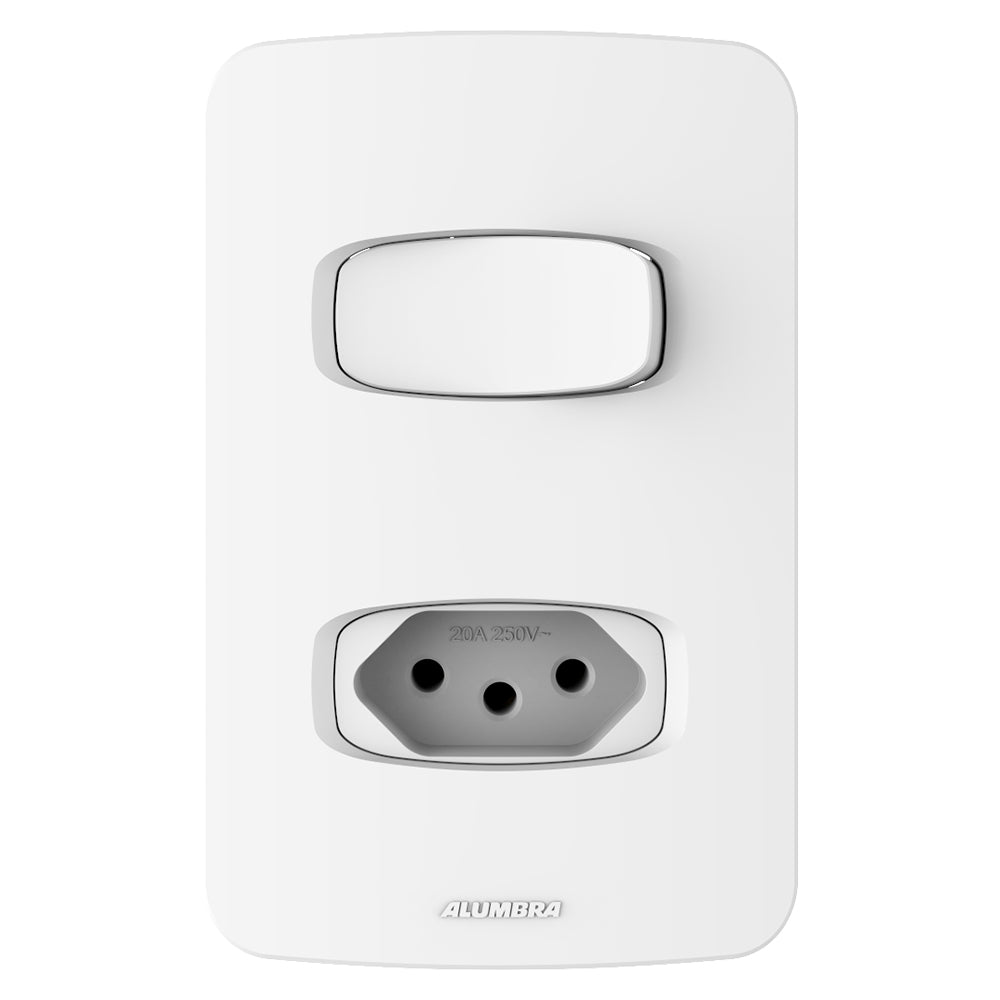 ALUMBRA GRACIA 1INT.SIMP.+1TOM.20A C/PL.4X2 BR