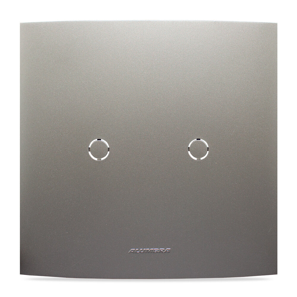 INOVA PRO CLASS PLACA 4X4 C/ SUPORTE CEGA/SAÍDA DE FIO TITANIUM