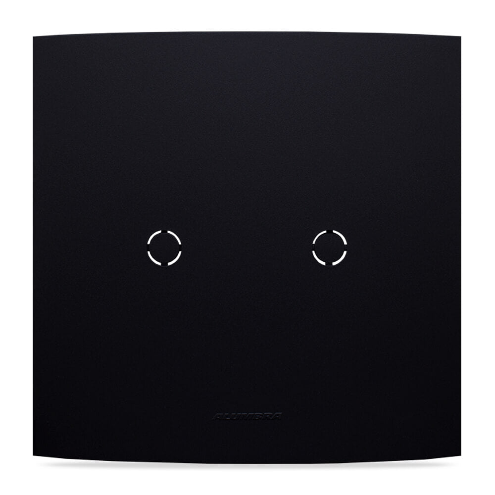 INOVA PRO CLASS PLACA 4X4 C/ SUPORTE CEGA/SAÍDA DE FIO PRETO ÉBANO