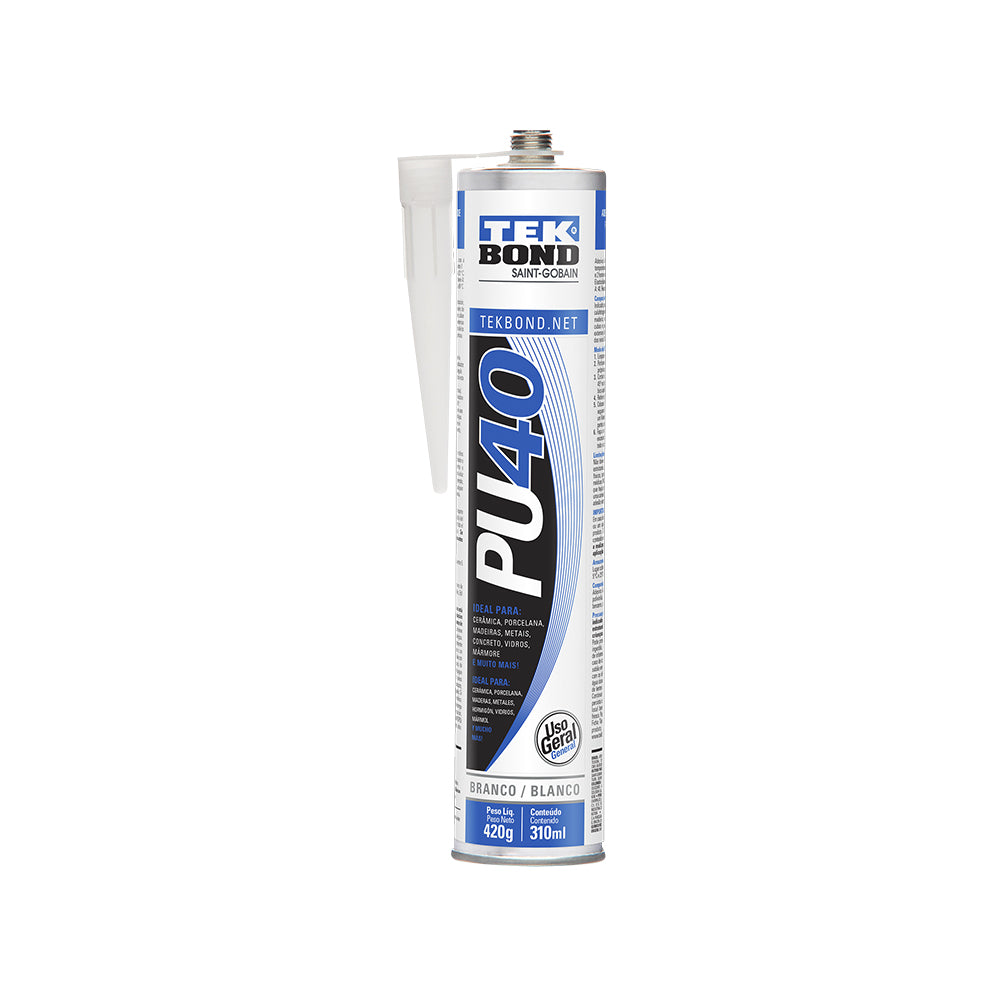 ADESIVO PU40 FIX BRANCO CARTUCHO 387G/280ML