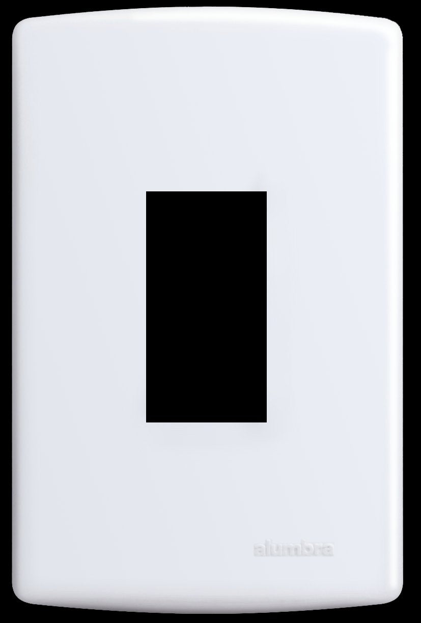 ALUMBRA SIENA PLACA C/ SUP. 4X2 - 1 MÓDULO VERTICAL