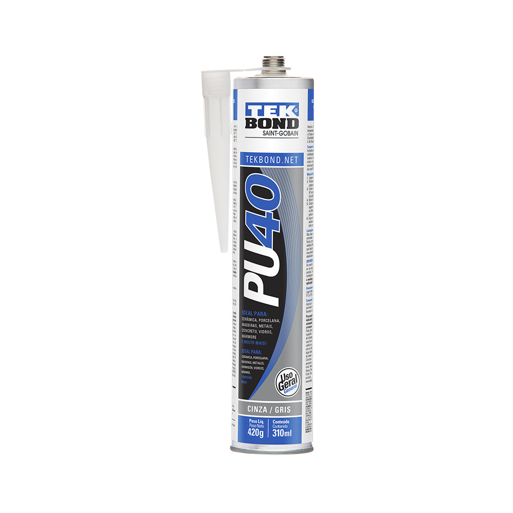 ADESIVO PU40 FIX CINZA CARTUCHO 387G/280ML