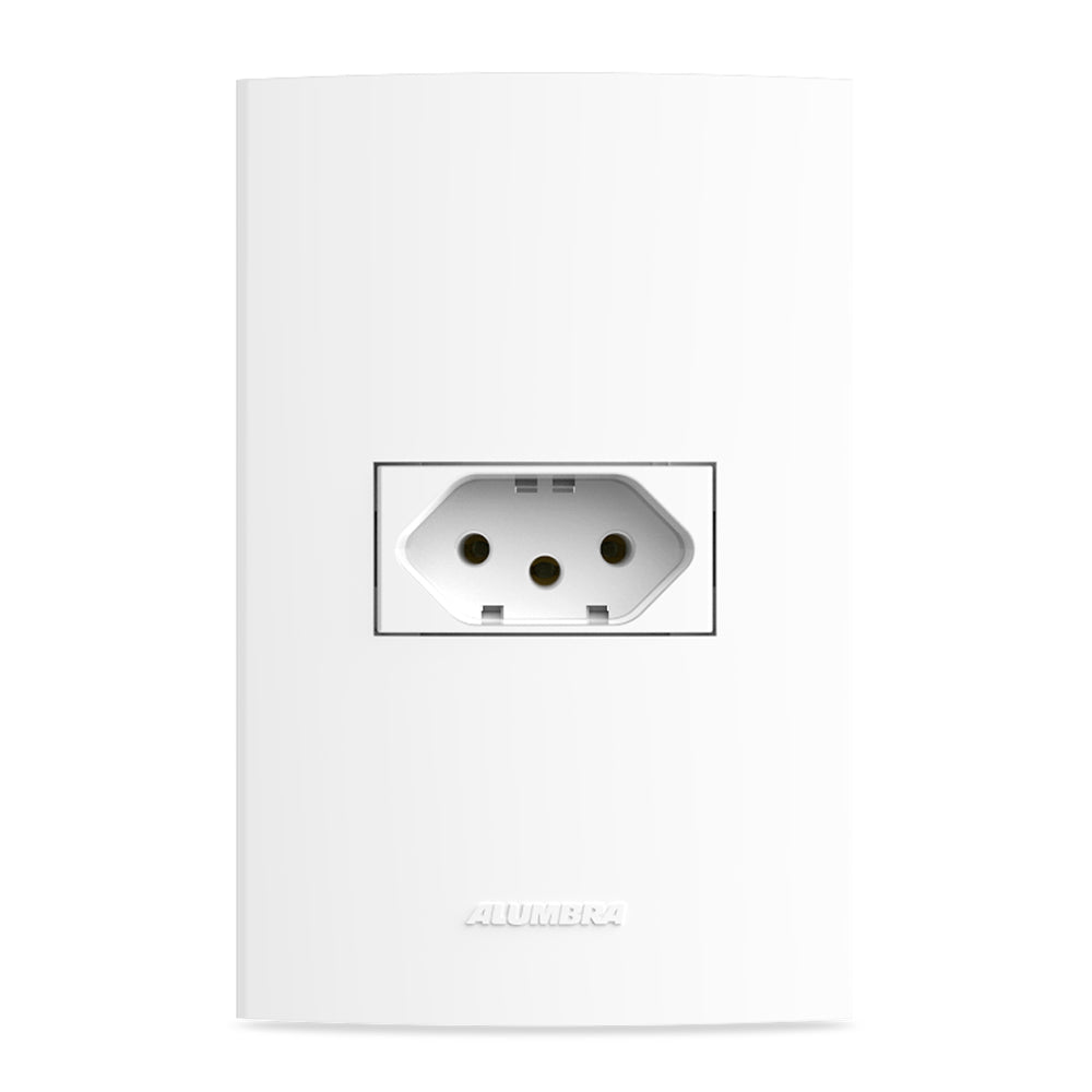 CONJUNTO TOMADA 10A C/ PLACA 4X2 BR INOVA PRO