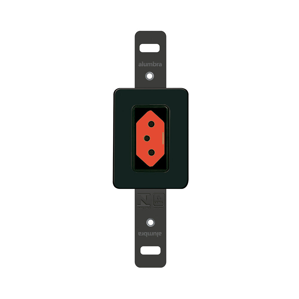 INTERRUPTOR TRADICIONAL TOMADA 36MM 20A VERMELHA