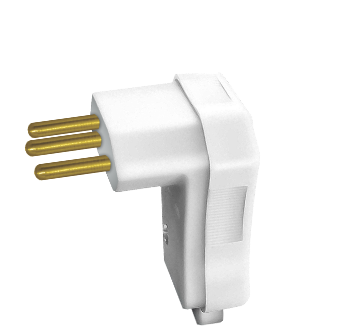 ALUMBRA MACHO GIGANTE C/ PRENSA CABO 3P 10A BRANCO