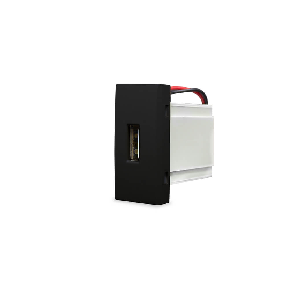 INOVA PRO CLASS MÓDULO USB 2A PRETO ÉBANO