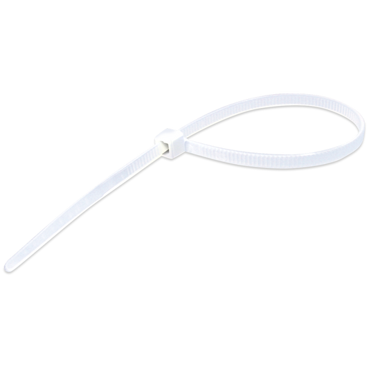 ALUMBRA ABRAÇADEIRA DE NYLON 200 x 2,5 PCT C/ 100 UNID. NATURAL