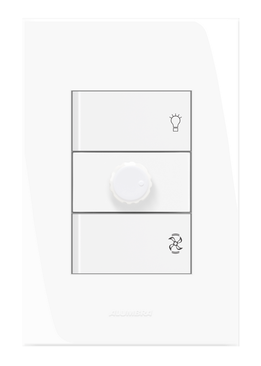 ALUMBRA PRO CONJ. 4X2 CONTROLE VENTILADOR 220V 600W - INOVA PRÓ